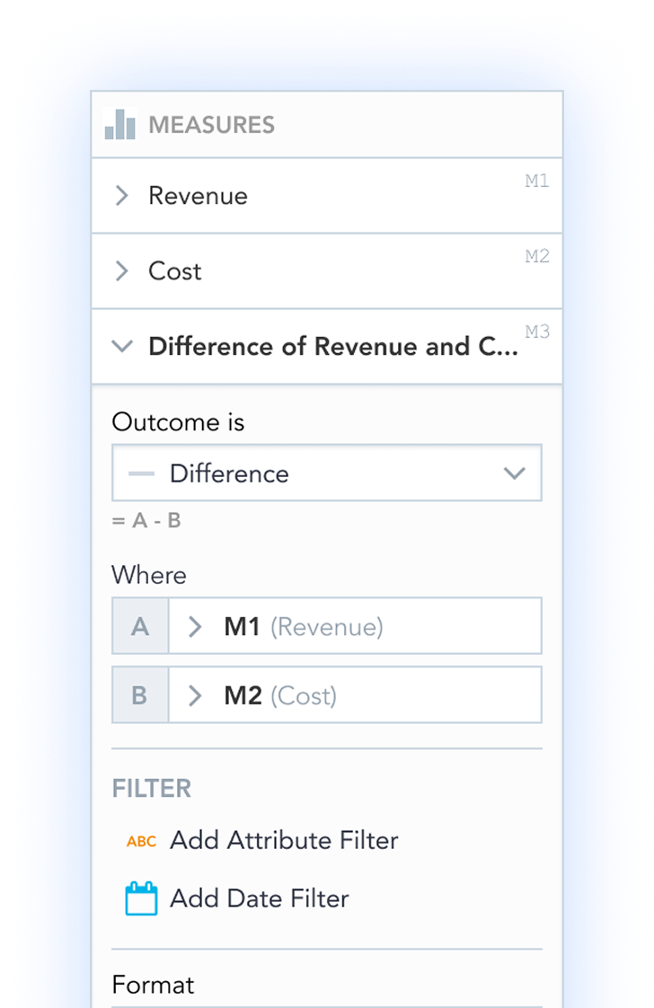 Simple Measure Builder UI